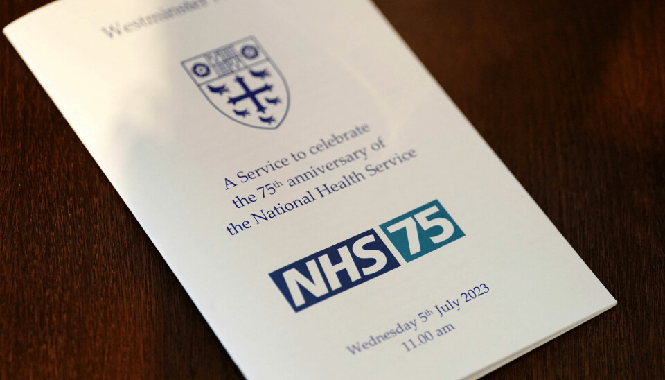STREIK: I fjor feiret National Health Service (NHS) i Storbritannia 75 år. Onsdag går engelske leger ut i sin lengste streik til nå.
