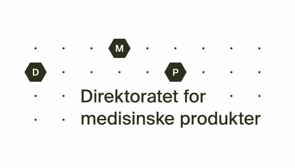 HELHET: Heksagon i ulike størrelser skal symbolisere helhet og detaljer, og utgjør den nye logoen til Direktoratet for Medisinske produkter.