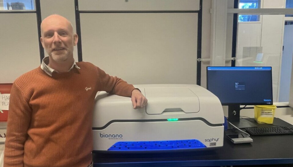 FÅR STØTTE: OUS-forsker Gregor Gilfillan har fått støtte fra Kreftforeningen og håper å gjøre banebrytende funn ved hjelp av denne maskinen.