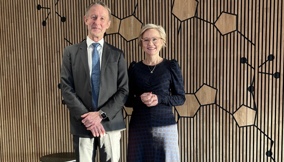 DMP-direktør Audun Hågå og helseminister Ingvild Kjerkol (Ap) er begge veldig ivrige på å få Norge inkludert i EUs helseberedskapssamarbeid.