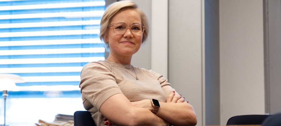 Første kvinne på topp