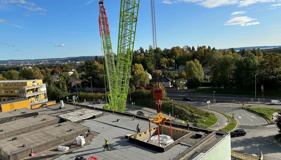 MÅ BYTTES: Den planlagte oppstarten av protonbehandling av kreft ved Radiumhospitalet blir forsinket på grunn av teknisk feil på syklotronen 'Ellen Gleditch'. Nå må den sendes tilbake til produsenten.