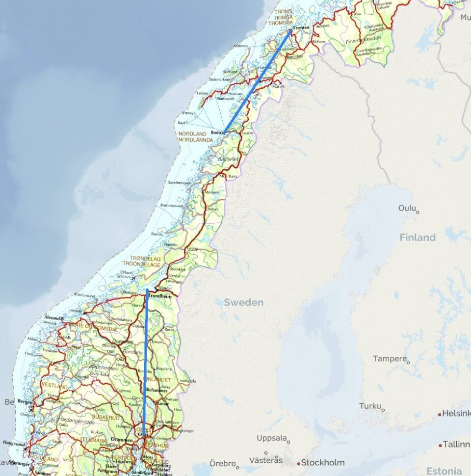 LANGT: Avstanden til rask PCI-behandling i Helse Nords område er lengre enn folk tror, skriver innleggsforfatteren. Det kan få alvorlige utslag for dem som får hjerteinnfarkt.