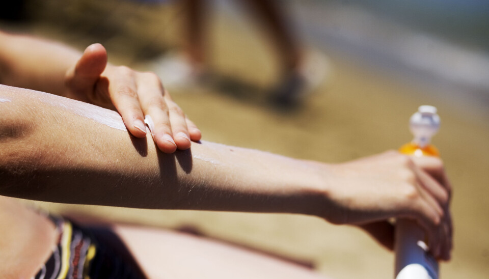 TREKKES: Fem av ti solkremer merket med høy/veldig høy beskyttelse (SPF50 og SPF50+), hadde dårligere solbeskyttelse enn det som var oppgitt. Solkremen på bildet ble ikke undersøkt i tilsynet.