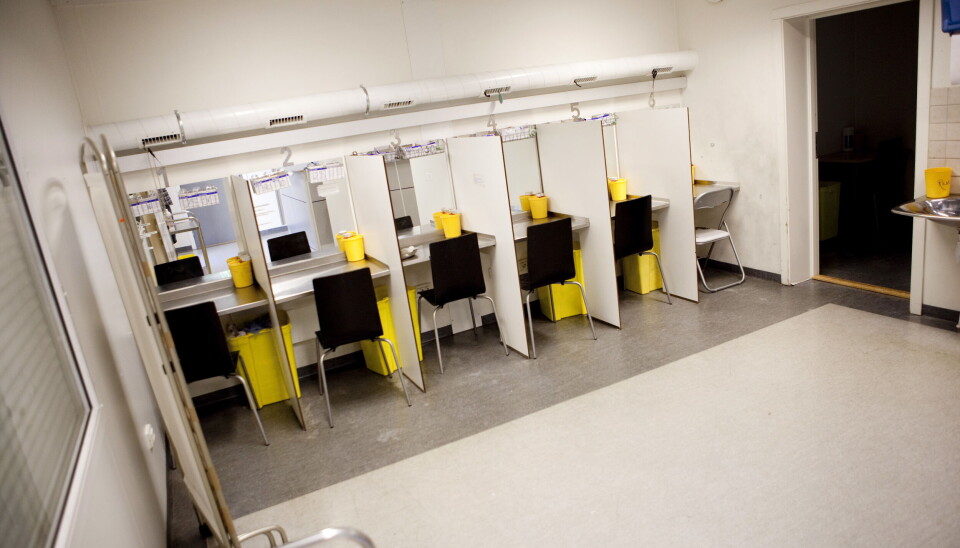 OVERDOSE-APP: Appen skal gi informasjon om hvor det finnes sprøyterom og rent brukerutstyr i hver enkelt kommune. Foto: Tore Meek / NTB