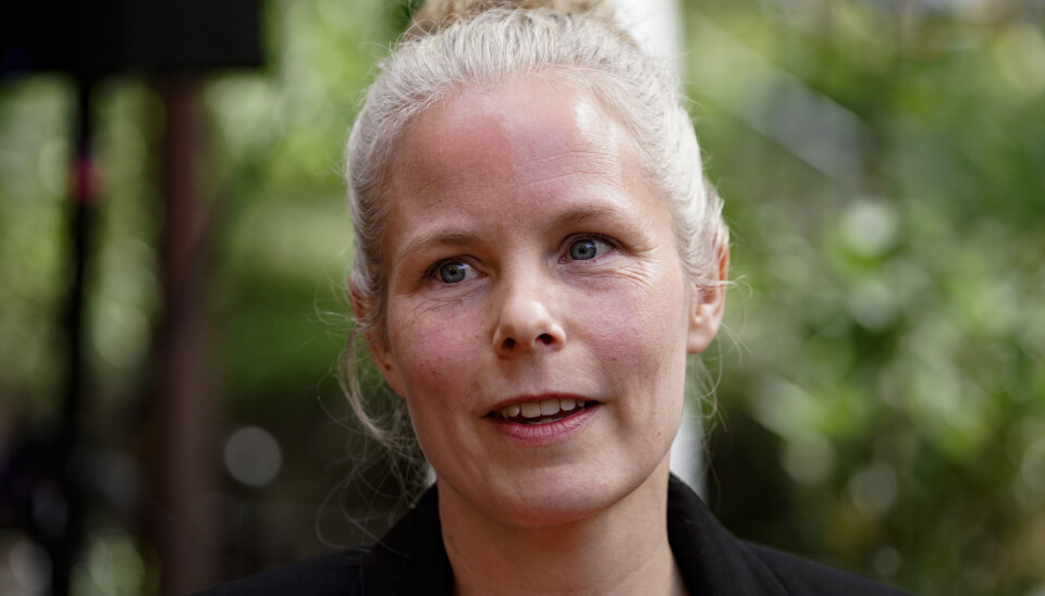 LOVER: – Jeg kan love høyresiden og NHO én ting: Den her rapporten kommer ikke til å bli lagt i en skuff! Vi skal være en pådriver for at forslagene faktisk gjennomføres i praksis, sier SV-leder Kirsti Bergstø om avkommersialiseringsrapporten. Foto: NTB/Amanda Pedersen Giske