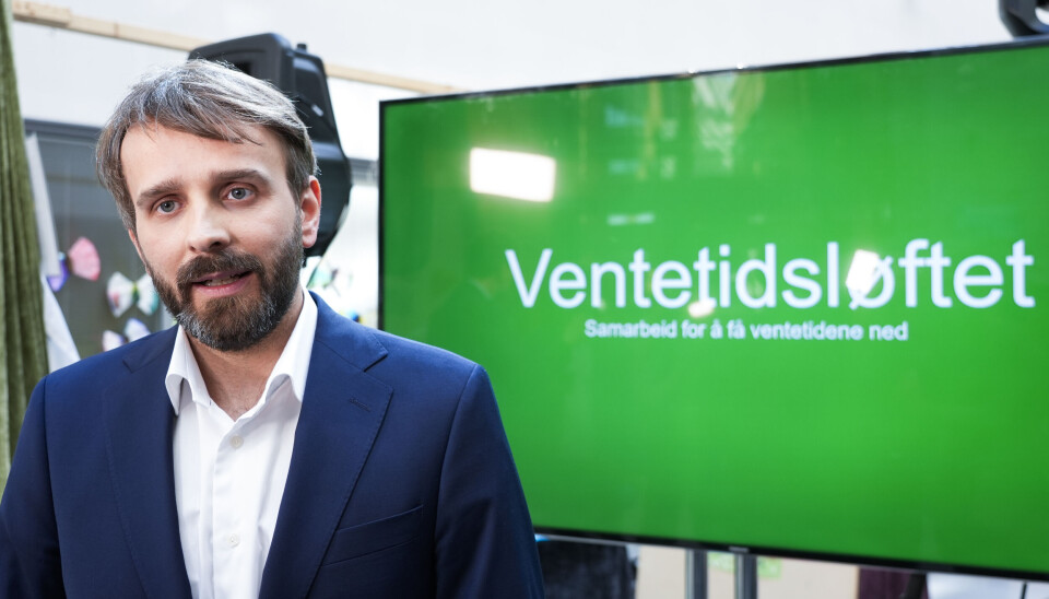 VENTETIDSLØFTET: Helse- og omsorgsminister Jan Christian Vestre la i mai fram det såkalte ventetidsløftet, der han lovet at sykehuskøene skulle ned i år og til neste år. Siden den gang har ventetiden økt i snitt.