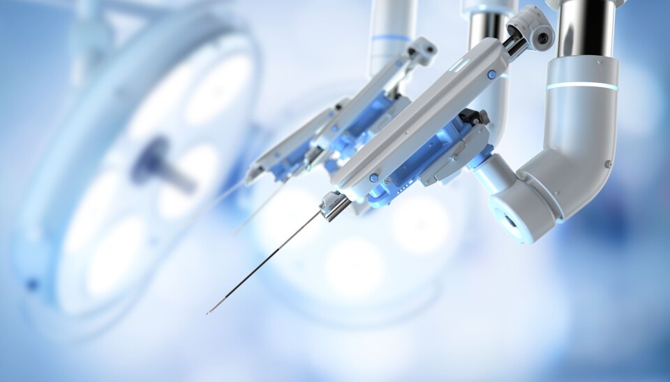 FREMTIDEN: Det aller meste av minimalt invasiv kirurgi vil i nær fremtid utføres av kirurger i robotkirurgiske plattformer i de fleste land med fremoverrettede helsevesen, skriver Nordisk gruppe for robotassistert brokkirurgi. Illustrasjonsfoto: Shutterstock/NTB