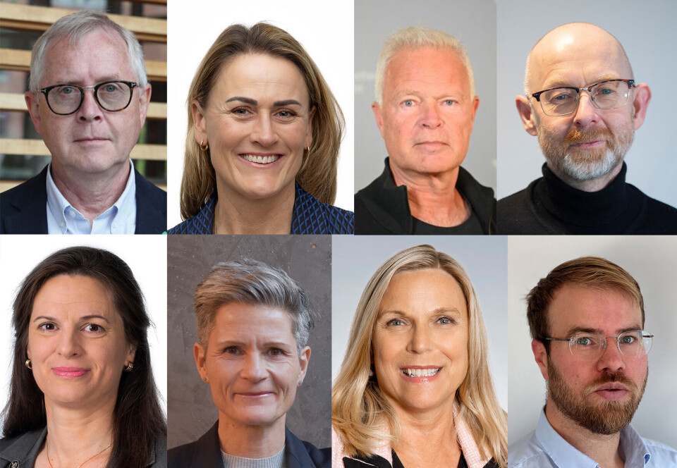 PASSE MYE: Ved å støtte opp om at også for mye aktivitet kan være uforsvarlig, vil vi at tilsynsmyndigheten ikke skal oppleves å være en driver for medisinsk overaktivitet, skriver fylkeslegene i dette innlegget. Øverst fra venstre: Jan Vaage, Aase Aamland, Harald Vallgårda, Sigmund Skei, Karin Müller Mikaelsen, Kristin Cotta Schønberg, Anne Hilde Crowo og Andres Neset.