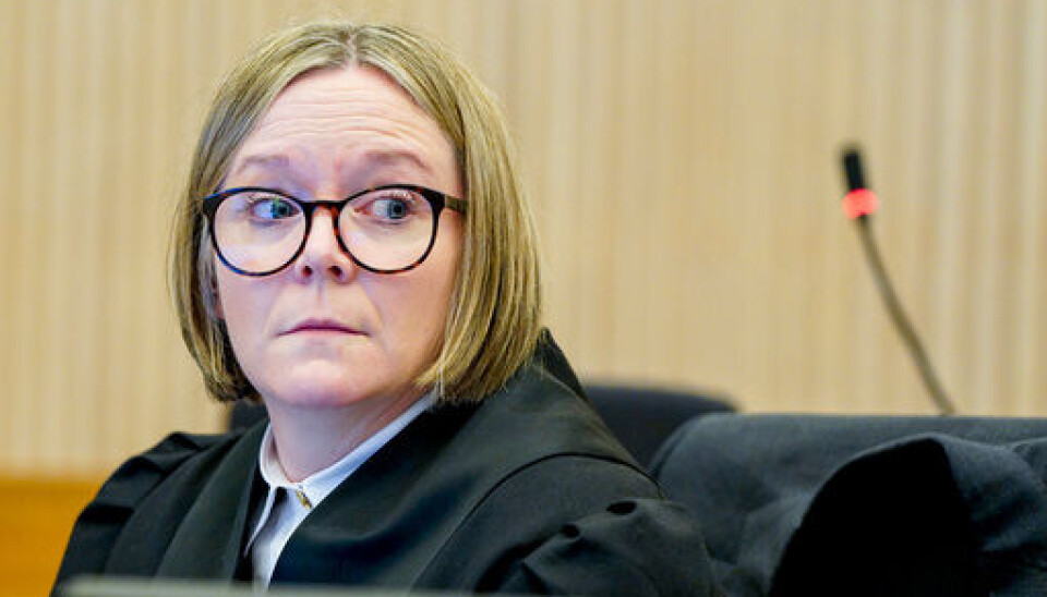 INNLEDET: Statsadvokat Eli Reberg Nessimo innleder rettssaken mot kommuneoverlegen i Frosta med aktoratets åpningsforedrag i Trøndelag tingrett.
