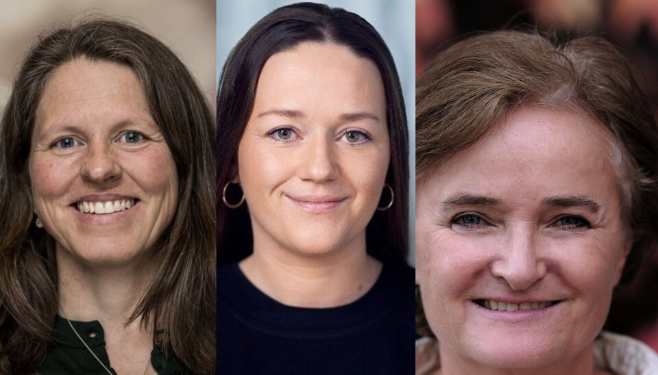 FRITATT: Vi oppfordrer politikerne på det sterkeste til å endre forskriften snarest, slik at de som er fritatt for egenandel også blir fritatt for denne betalingen, skriver (f. v.) Hege Kristiansen, Bettina Lindgren og Kirsti Egge Haugstad.