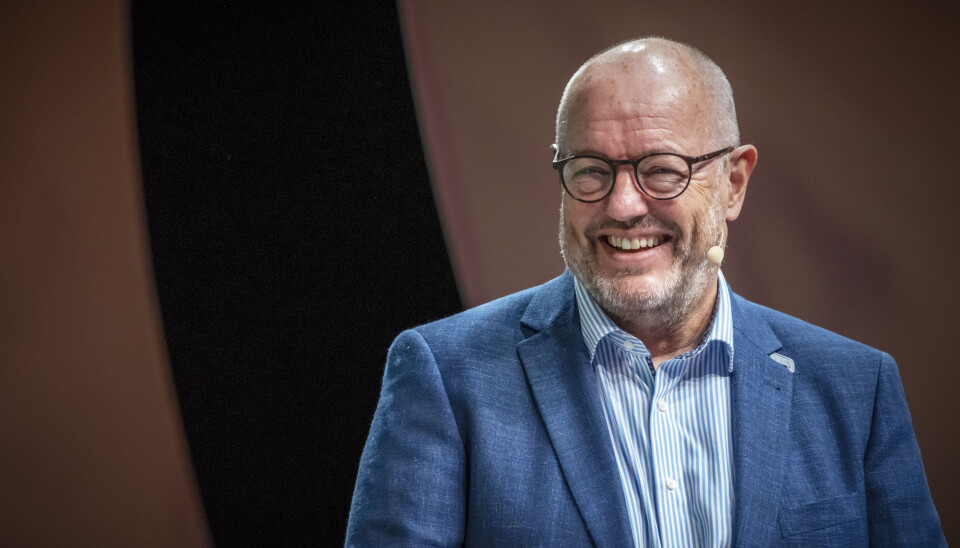 Styreleder i Forskningsrådet Gunnar Bovim gleder seg over mange søknader om KI-samarbeid. Foto: Ole Berg-Rusten / NTB
