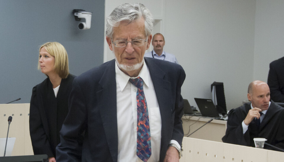 EKSPERTVITNE: Professor Einar Kringlen er død, 93 år gammel. Her er han under rettssaken etter terrorangrepet 22. juli 2011.