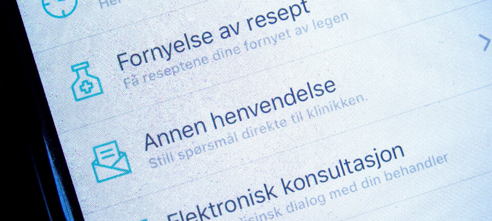 Dataproblemer hos Helsenorge