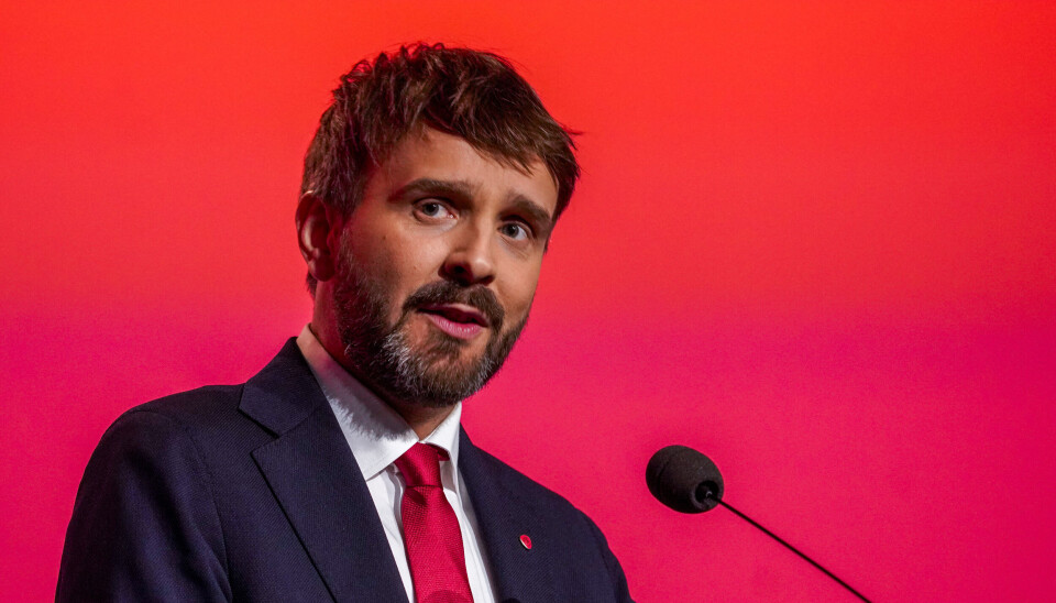 TALTE: Helse- og omsorgsminister Jan Christian Vestre (Ap) talte fredag under Arbeiderpartiets landsmøte.