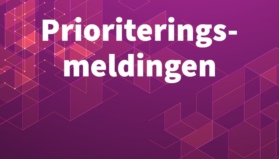 Prioriteringsmeldingen