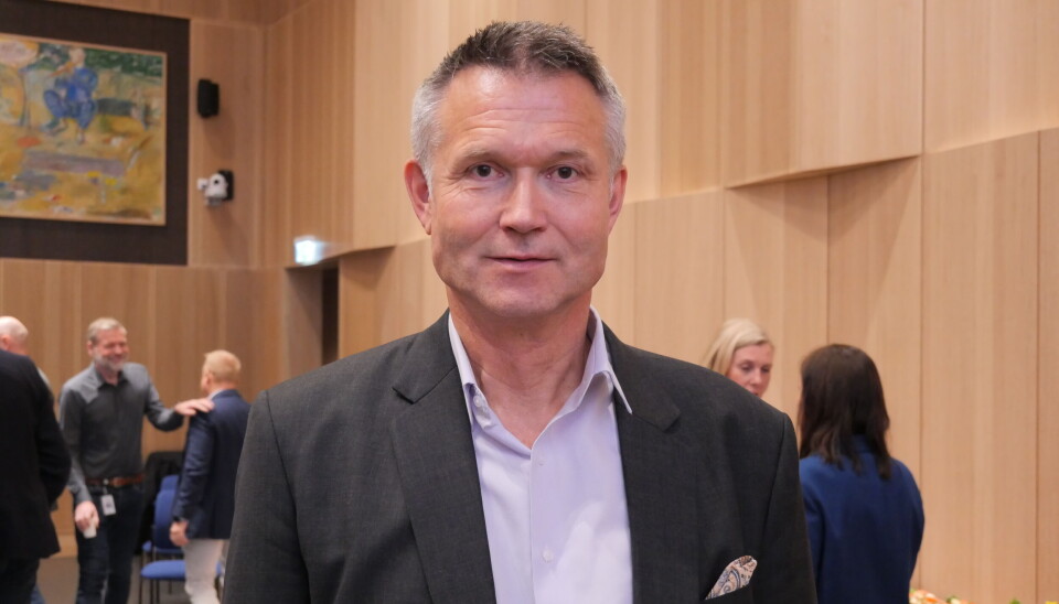 I MINUS: Administrerende direktør Olav Lødemel foreslår nå å endre prognosen for året, fra minus 467 til minus 544 millioner kroner.