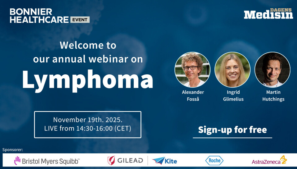 Nordic Webinar - Lymphoma November 19th.