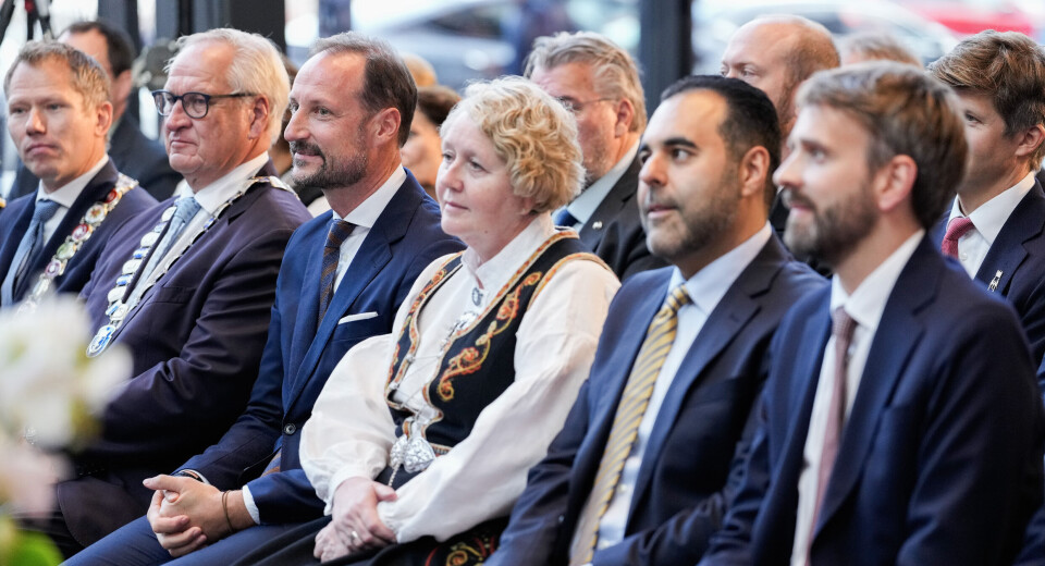 Kronprinsen og Vestre åpnet Drammen sykehus