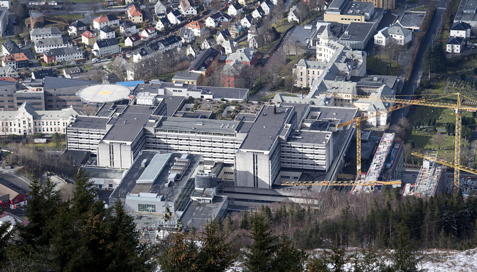 GOD DEKNING: Bergen er en av byene som har god spesialistkompetanse på eldre. Her ser du Haukeland universitetssjukehus. Foto: Marit Hommedal / NTB